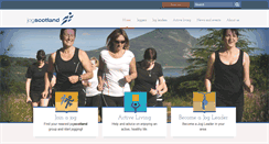 Desktop Screenshot of jogscotland.org.uk
